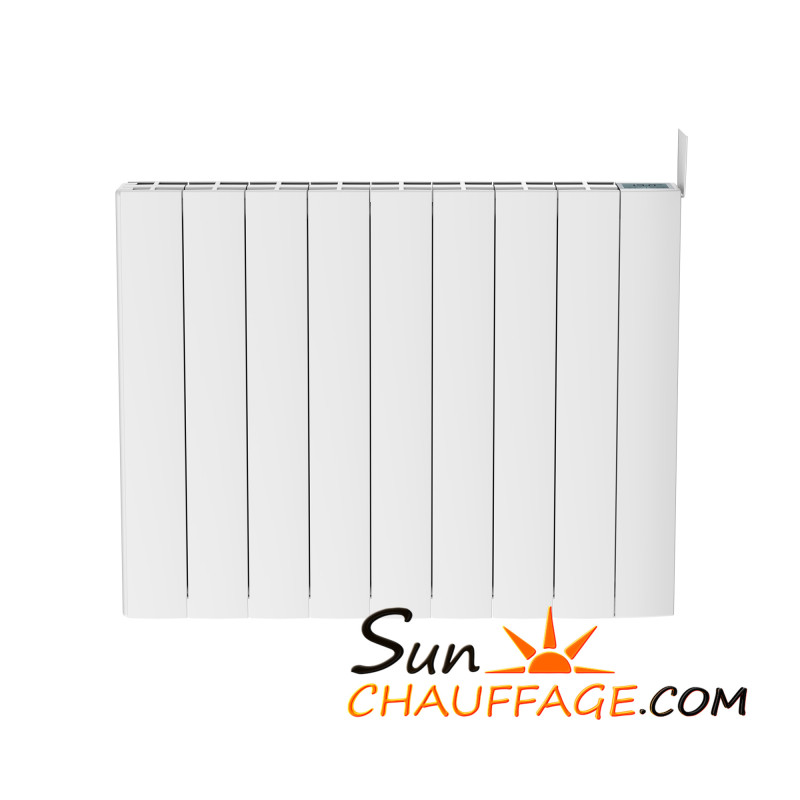 Radiateur électrique fonte aluminium à inertie sèche mural Astios