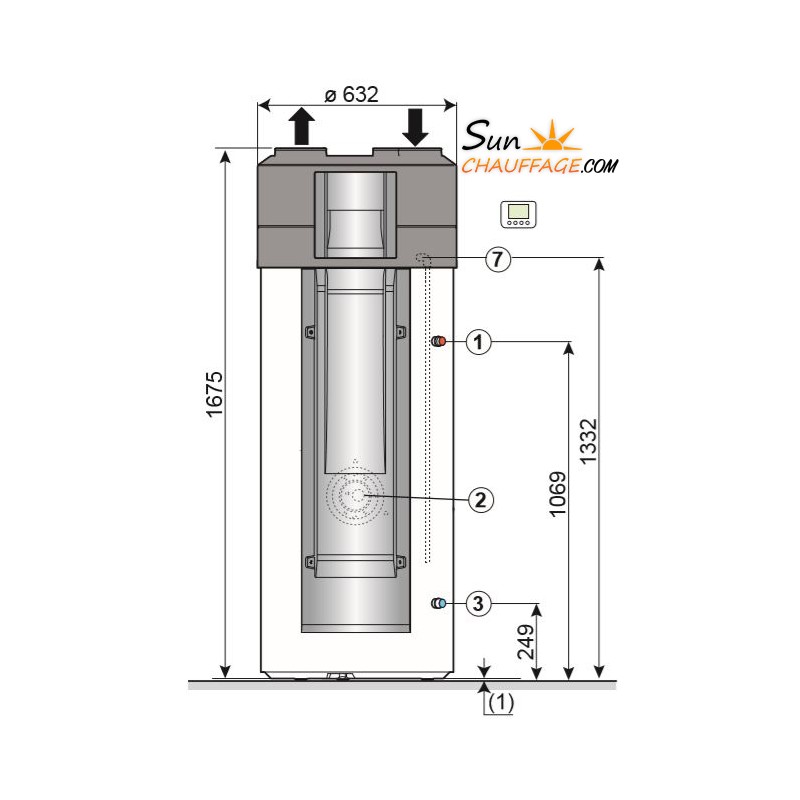 Chauffe Eau Thermodynamique Kaliko TWH EV De Dietrich