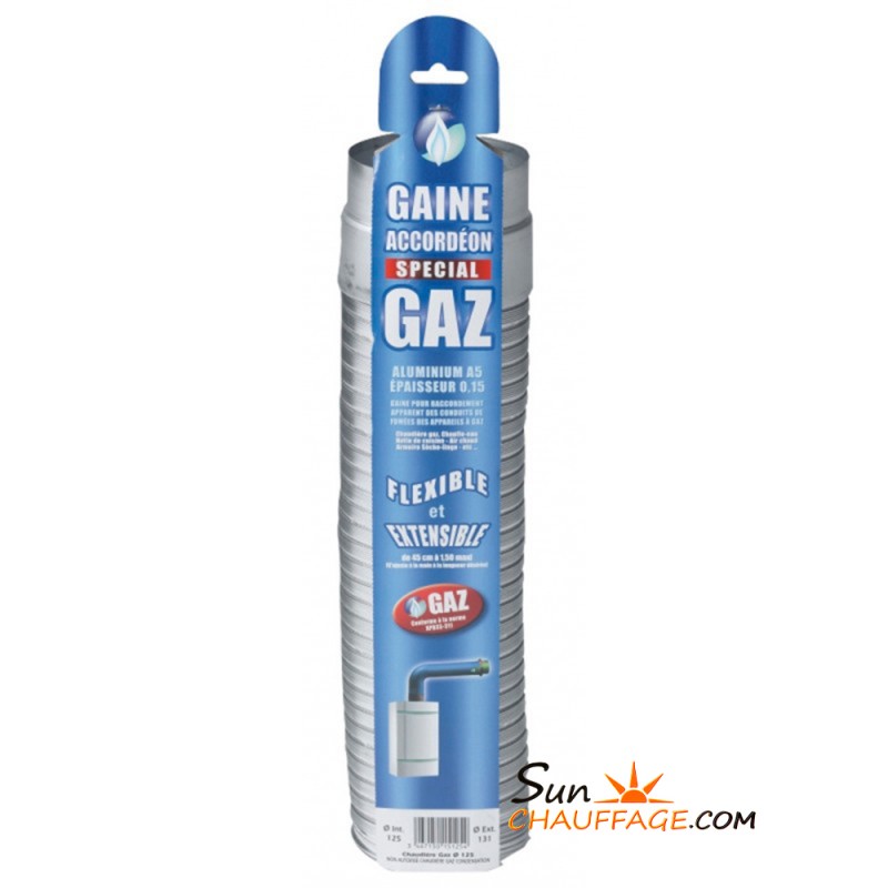 Gaine accordéon spécial gaz